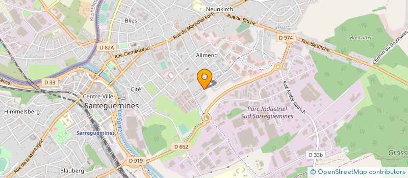 localisation de l'entreprise MADAME JULIA ESCHENBRENNER à SARREGUEMINES
