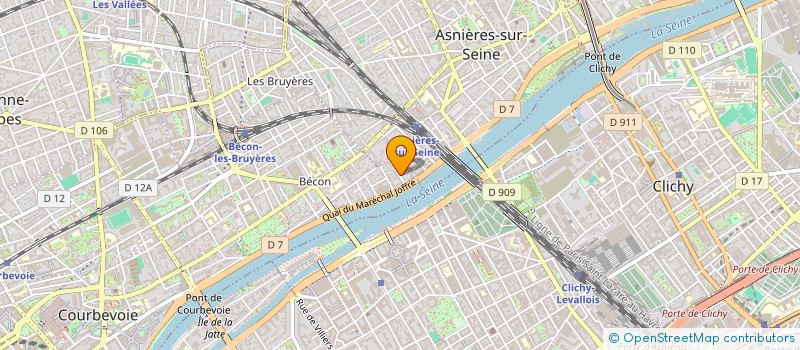 localisation de l'entreprise MADAME JULIA ESCUDERO à COURBEVOIE