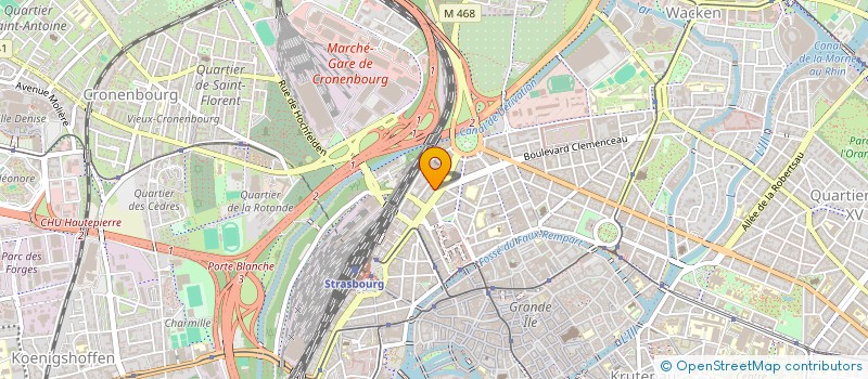 localisation de l'entreprise MADAME JULIA FABING à STRASBOURG