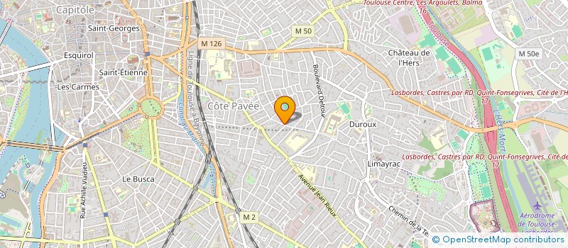 localisation de l'entreprise MADAME JULIA FARRERO PUIG à TOULOUSE