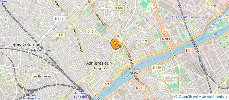 localisation de l'entreprise MADAME JULIA FAURE  ASNIERES-SUR-SEINE