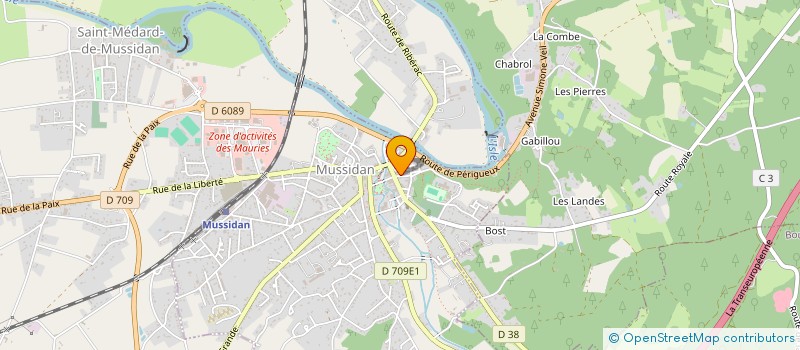 localisation de l'entreprise MADAME JULIA FILIP  MUSSIDAN