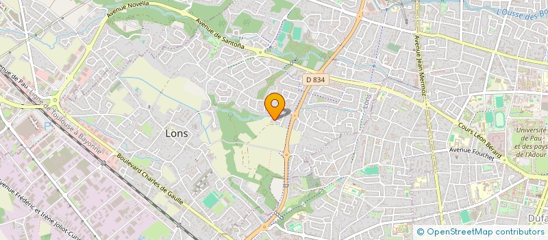 localisation de l'entreprise MADAME JULIA FORRESTER à LONS