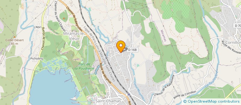 localisation de l'entreprise MADAME JULIA FRAZIER  SAINT-CHAMAS