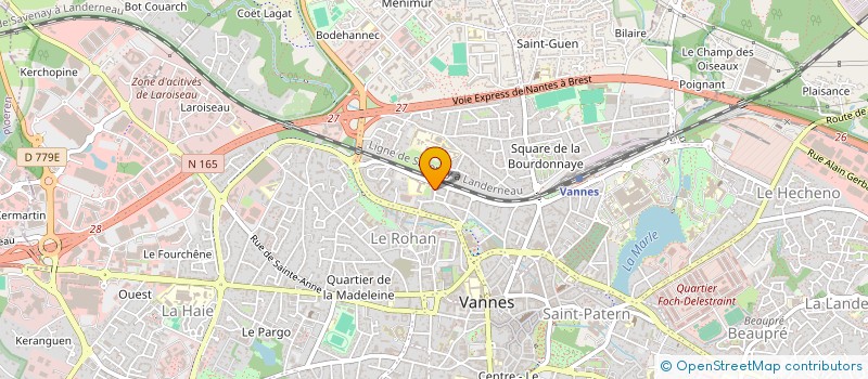 localisation de l'entreprise MADAME JULIA FRIPIER à VANNES