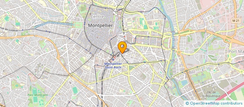 localisation de l'entreprise MADAME JULIA FUENTES à MONTPELLIER