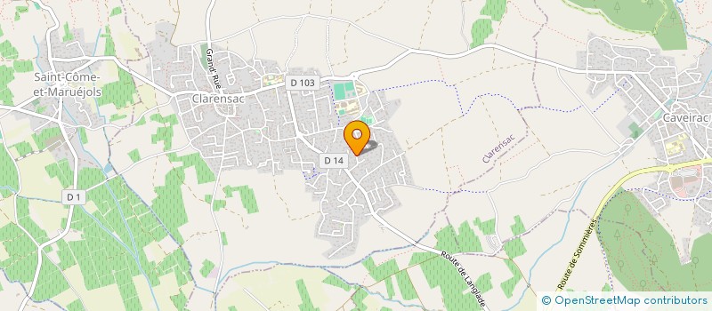 localisation de l'entreprise MADAME JULIA GALTIER  CLARENSAC