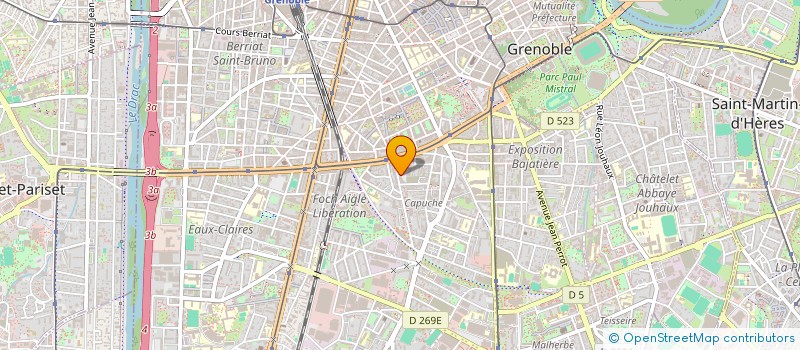 localisation de l'entreprise MADAME JULIA GARCIA HERRRA à GRENOBLE