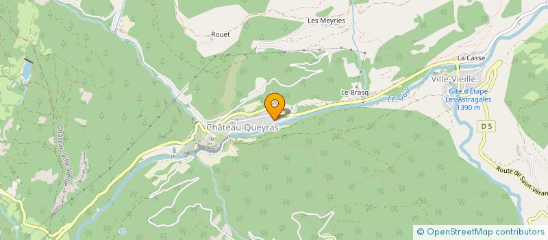 localisation de l'entreprise MADAME JULIA GAUDEFROY  CHATEAU-VILLE-VIEILLE