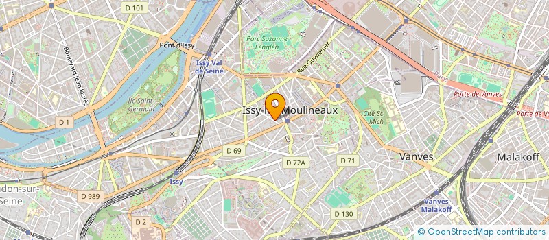 localisation de l'entreprise MADAME JULIA GERMILLON à ISSY-LES-MOULINEAUX