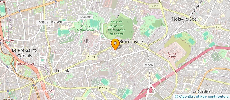 localisation de l'entreprise MADAME JULIA GHEDIN à ROMAINVILLE