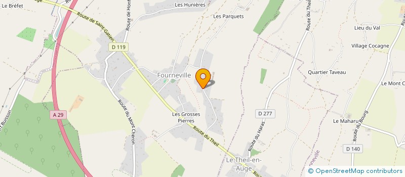 localisation de l'entreprise MADAME JULIA GHOZLAND  FOURNEVILLE