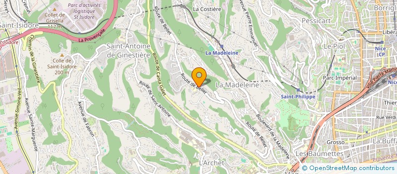 localisation de l'entreprise MADAME JULIA GIMENEZ  NICE