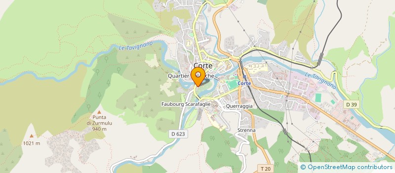 localisation de l'entreprise MADAME JULIA GIUDICELLI à CORTE