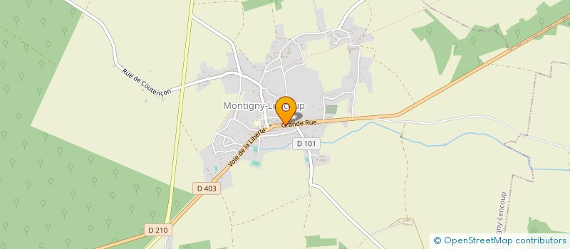 localisation de l'entreprise MADAME JULIA GOMES  MONTIGNY-LENCOUP