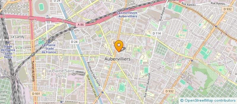 localisation de l'entreprise MADAME JULIA GOMILA à AUBERVILLIERS