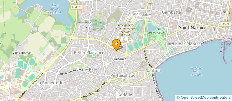 localisation de l'entreprise MADAME JULIA GONTIER à SAINT-NAZAIRE