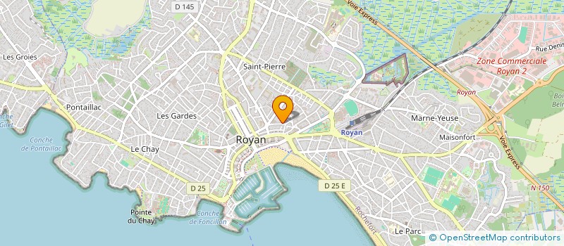 localisation de l'entreprise MADAME JULIA GONZALES  ROYAN