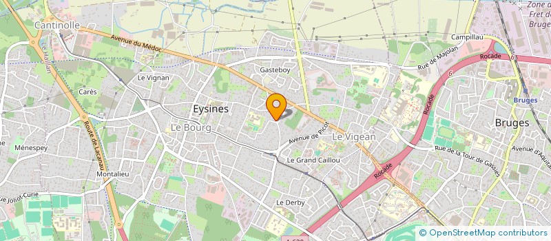 localisation de l'entreprise MADAME JULIA GRASSONE  EYSINES