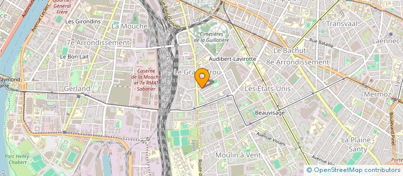 localisation de l'entreprise MADAME JULIA GRID-COSTANTINO  LYON