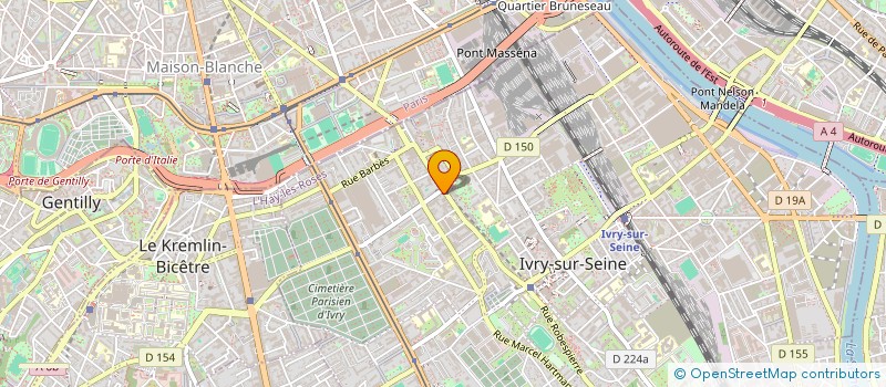 localisation de l'entreprise MADAME JULIA GROSSARD  IVRY-SUR-SEINE