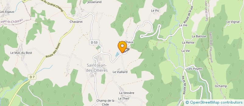 localisation de l'entreprise MADAME JULIA GROTA-BARRIO  SAINT-JEAN-DES-OLLIERES