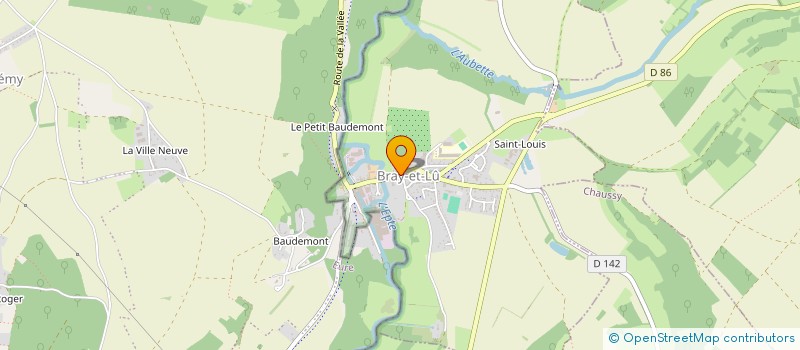 localisation de l'entreprise MADAME JULIA GUERIN à CHAUSSY