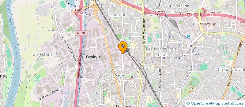 localisation de l'entreprise MADAME JULIA GUILLEMIN  TOULOUSE