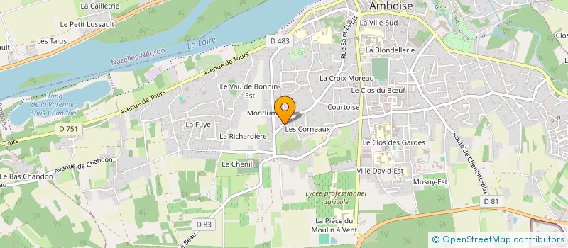 localisation de l'entreprise MADAME JULIA GUINET  AMBOISE