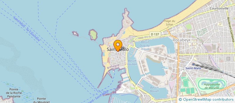 localisation de l'entreprise MADAME JULIA GULMINI  SAINT-MALO