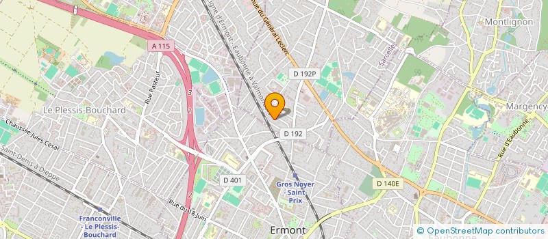 localisation de l'entreprise MADAME JULIA GUTHERTZ à SAINT-PRIX