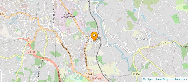 localisation de l'entreprise MADAME JULIA HAMELIN à GRASSE