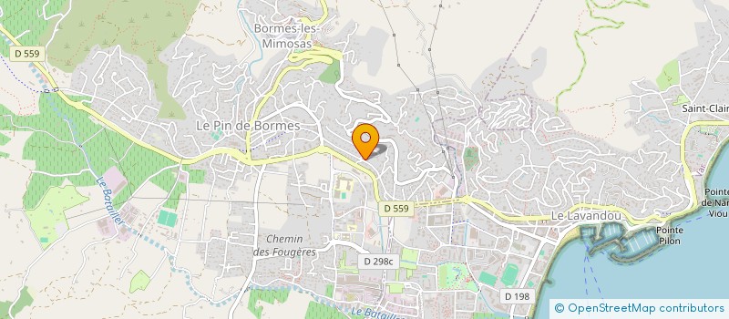 localisation de l'entreprise MADAME JULIA HENRY  BORMES-LES-MIMOSAS