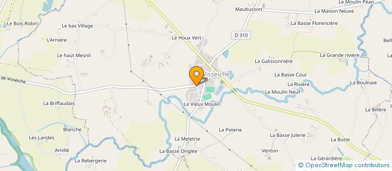 localisation de l'entreprise MADAME JULIA HERVOUIN  VISSEICHE