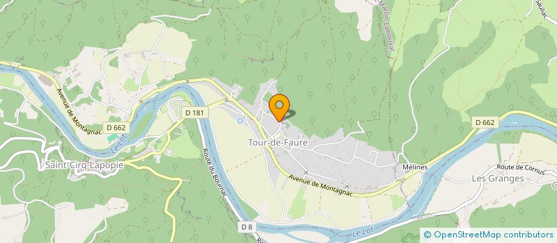 localisation de l'entreprise MADAME JULIA HILL SMITH  TOUR-DE-FAURE