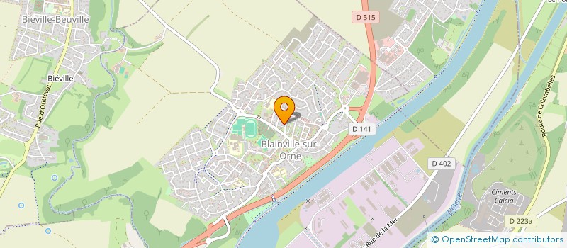 localisation de l'entreprise MADAME JULIA HURET à BLAINVILLE-SUR-ORNE