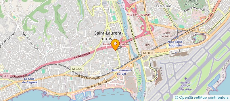 localisation de l'entreprise MADAME JULIA IAFRATE à SAINT-LAURENT-DU-VAR