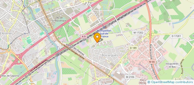 localisation de l'entreprise MADAME JULIA ISLA à LATTES