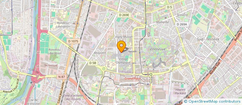 localisation de l'entreprise MADAME JULIA JABLONSKA  GRENOBLE