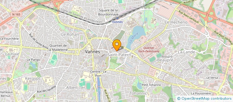 localisation de l'entreprise MADAME JULIA JAHIER à VANNES
