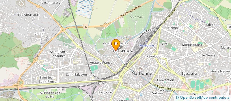 localisation de l'entreprise MADAME JULIA JANSANA  NARBONNE