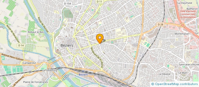 localisation de l'entreprise MADAME JULIA JOSEPH à BEZIERS