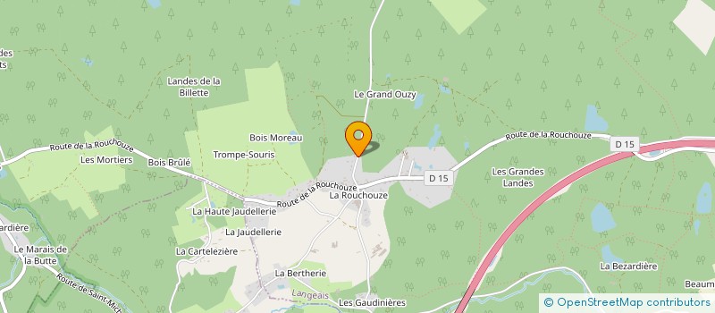 localisation de l'entreprise MADAME JULIA JOURDAIN  ROCHECHOUART