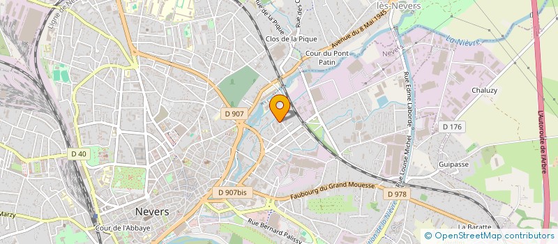 localisation de l'entreprise MADAME JULIA JOURNAIX à NEVERS