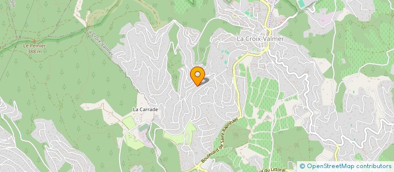 localisation de l'entreprise MADAME JULIA KELLER  LA CROIX-VALMER