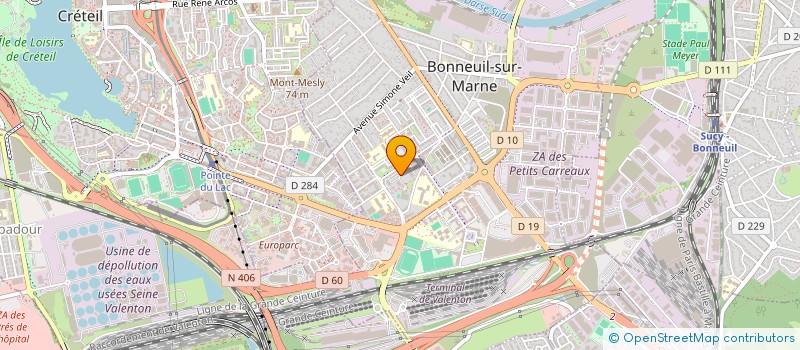 localisation de l'entreprise MADAME JULIA KHEDERI MOUSSAOUI  BONNEUIL-SUR-MARNE