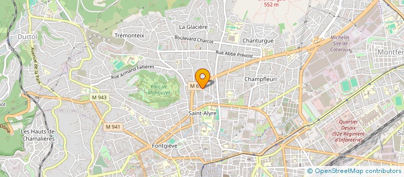 localisation de l'entreprise MADAME JULIA KOMOVA  CLERMONT-FERRAND