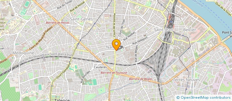 localisation de l'entreprise MADAME JULIA KOWZAN  BORDEAUX