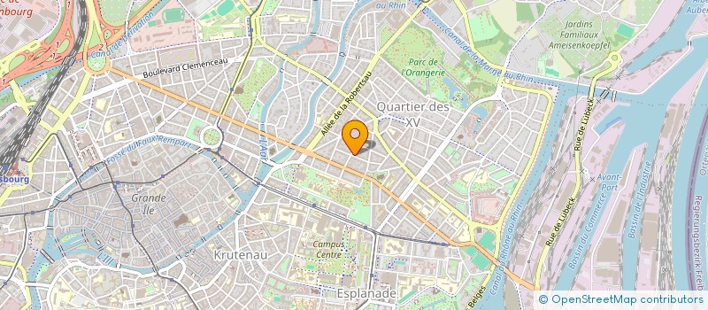localisation de l'entreprise MADAME JULIA KOZMA à STRASBOURG