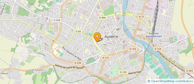 localisation de l'entreprise MADAME JULIA LABOUREAU à AUXERRE